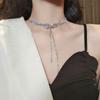 Exquisite Clavicle Chain Elegant Scrub Bow Pendant Necklace for Women Minimalism Personalization Charm Jewerly Birthday Gift