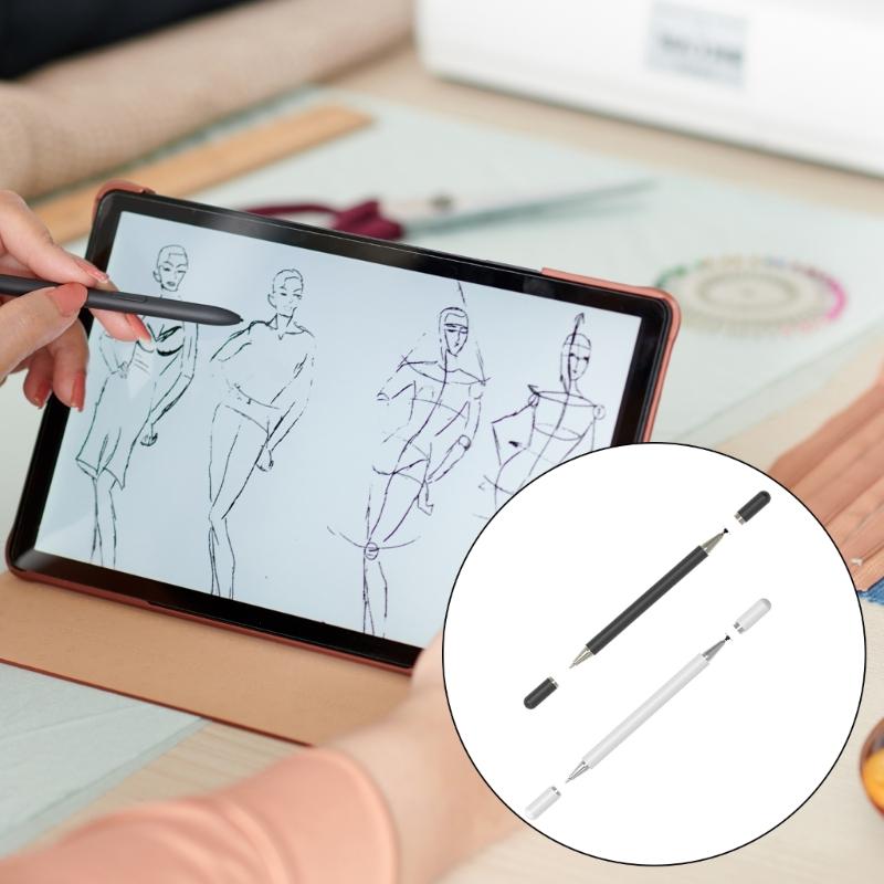 Touch Screen Pen Capacitive Disc Tip High Sensitivity Ergonomic Grip Capacitive Stylus for Phone Tablet and Touch Device