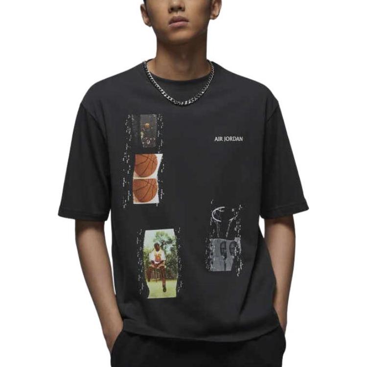 New Jordan SS24 T Shirt Men's Black FN5987-045