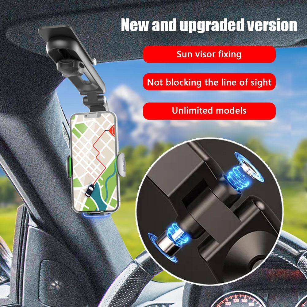 Multi-function Car Stand Sun Visor 1080 Degrees Adjustable Desktop Car Navigate Stand Wholes Se F0X6