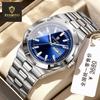 BINBOND Men's Watch Fashion Trend Night Light Calendar Waterproof Business Leisure Steel Strip Men's Watch Watches for Man B025