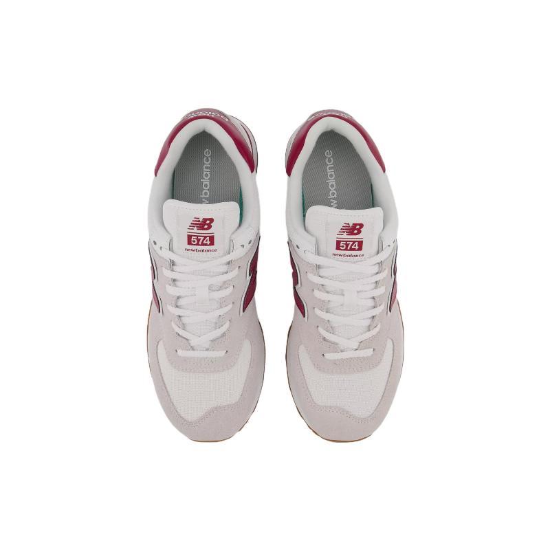 New Balance 574 White Red Gum Sneakers ML574TE2