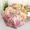 1pc Hello Kitty,Pastel Automatic Umbrella-Foldable, Durable 8-Bone Design, Compact and Stylish, Great for Camping, Halloween, Christmas, Mot