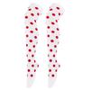 80s 90s Knee High Socks Polka Dot Red Black Dot Socks  for Masquerade Cosplay Performance Party