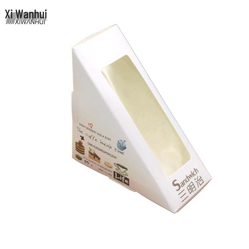 XWH Transparent Window Sandwich Takeaway Bento Boxes