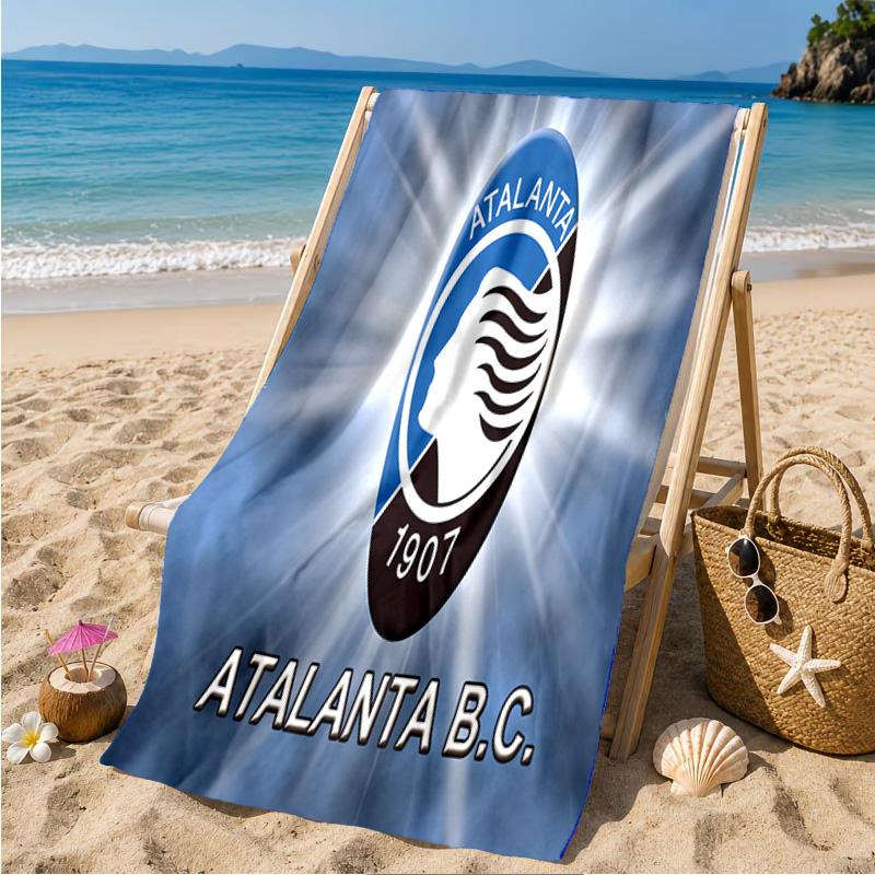 Atlanta Fc Emblem Design Beach Towel Microfiber Beach Towel, Lightweight and Quick-Dry, for Summer Travel, Swimming Pool Fan Birthday Gift