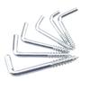 75pcs 7 Different Shapes Screw-in Hooks Stainless Steel Screw Hook  Home Improvement