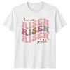 He Is Risen Risen Risen TShirt Groovy Christian Easter Gift For Him And Her