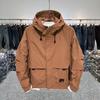 Jackets, Men's New Spring and Autumn Japanese Style Jackets, Trendy Brand Workwear, Men's Outdoor Loose Tops