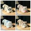 Realistic Cat Squeeze Toy Soft TPR Fidget for Stress Relief Cute Kitten-Shaped Decompression Gadget for Kids Adults
