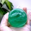 Natural fluorite highly carefully high diameter weight with green fluorite beautiful natural raw feng good decorative New gift [TANAKA YA] ball,