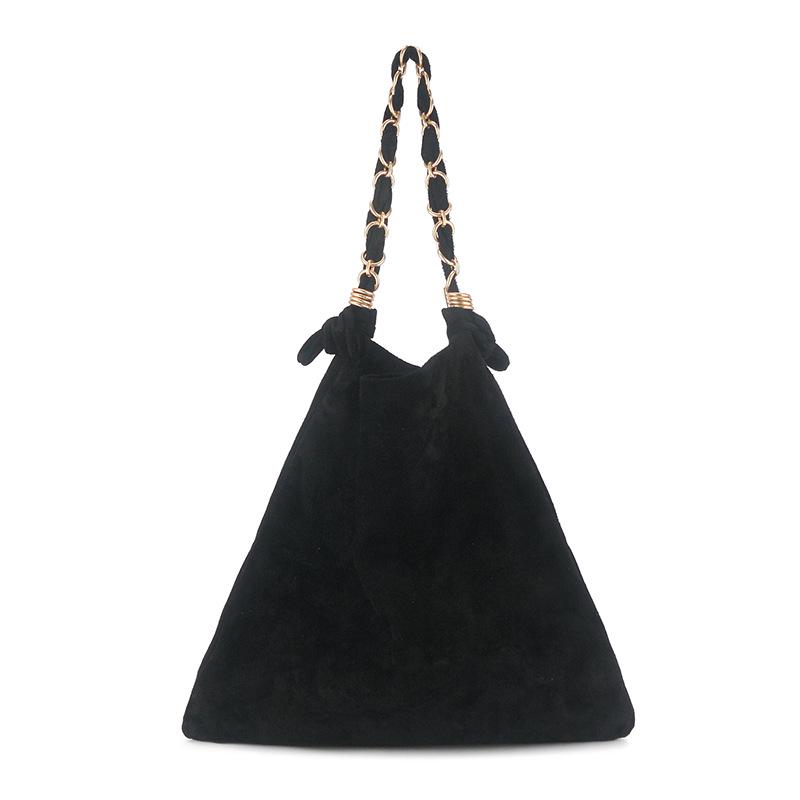 Women's Versatile Frosted Leather Tote Bag with Braided Rope Details - Large Capacity Shoulder Handbag