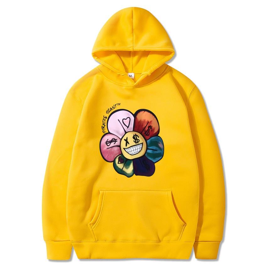 Pirates Pilates Herbst Winter Geld Blume Hoodie Hip Hop Street Academy Klassischer Hoodie Alltagsmode Warmer Hoodie Geschenk