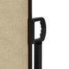 Retractable Side Awning Beige 140 X 600 Cm
