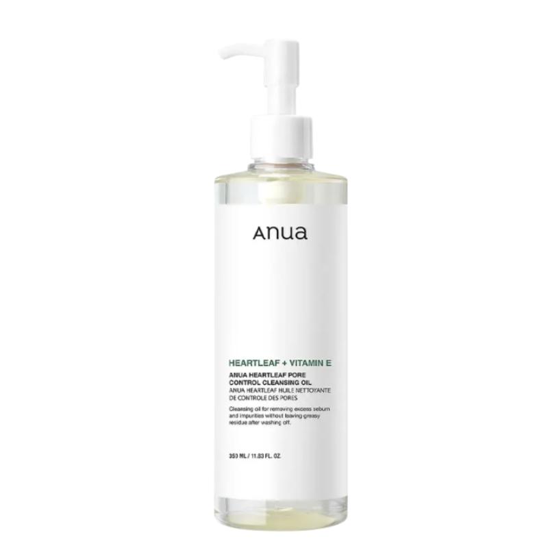 ANUA Heartleaf Pore Control Cleansing Oil 350ml | Jumbo Size | Houttuynia Cordata 77% | Deep Pore Cleansing | K-beauty Sensitive Skin