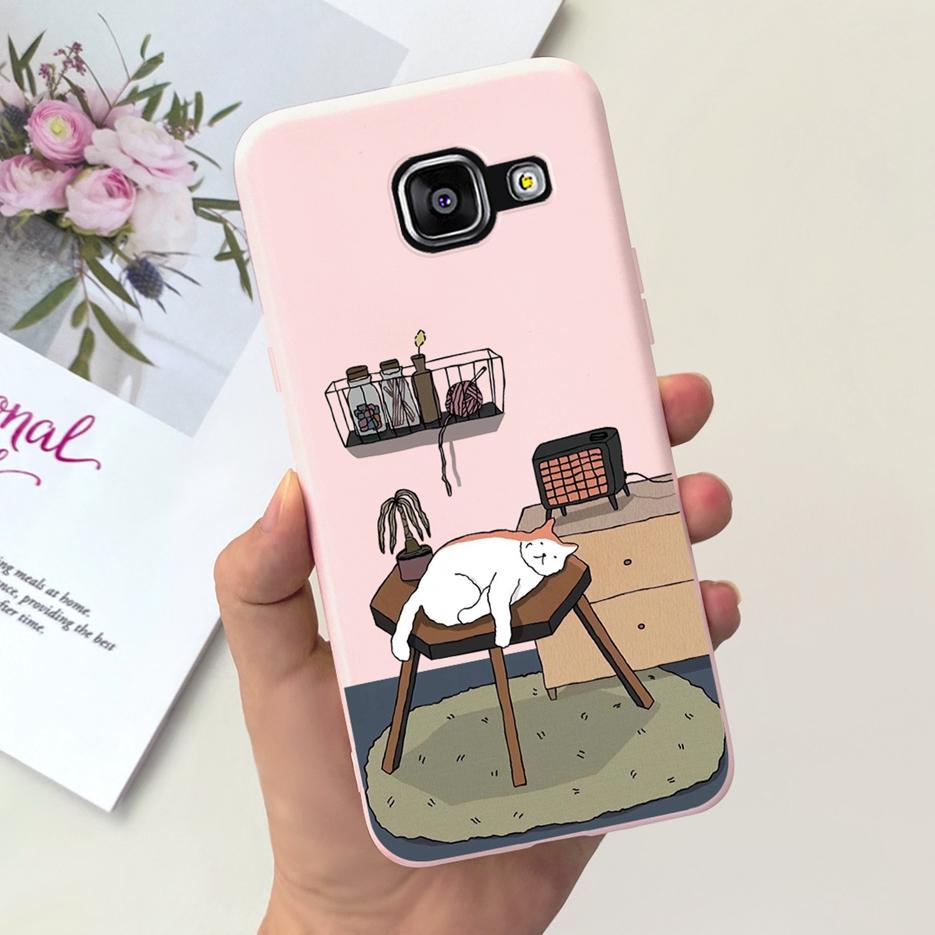 For Samsung Galaxy A5 2016 Case SM-A510F Cute Cartoon Cover Soft Silicone Phone Case For Samsung A5 2017 A520F Back Cover Bumper