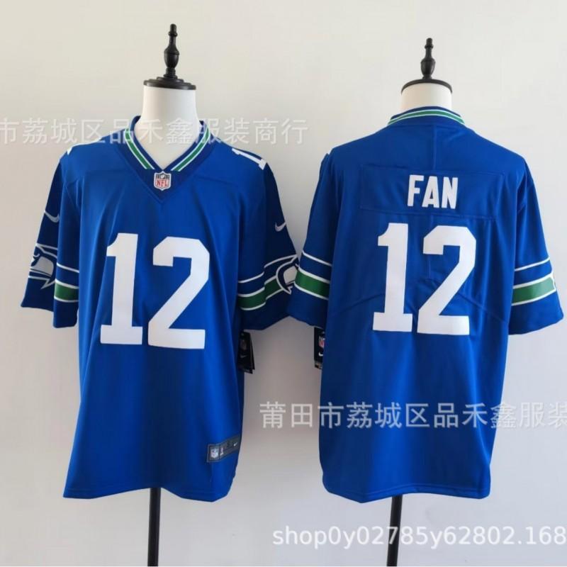 Seattle Seahawks Football Jersey 11 Jaxon Smith-Njigba 12 10 Embroidered Team Sports Uniform