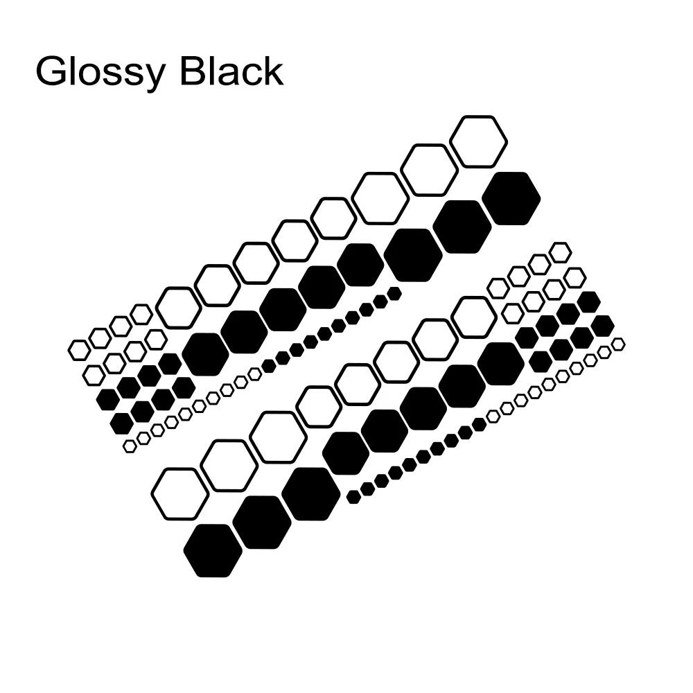 Car Honeycomb Hexagonal Combination Stickers Polygonal Waterproof Vinyl Decals Decoration DIY Side Body Auto Styling Accessories