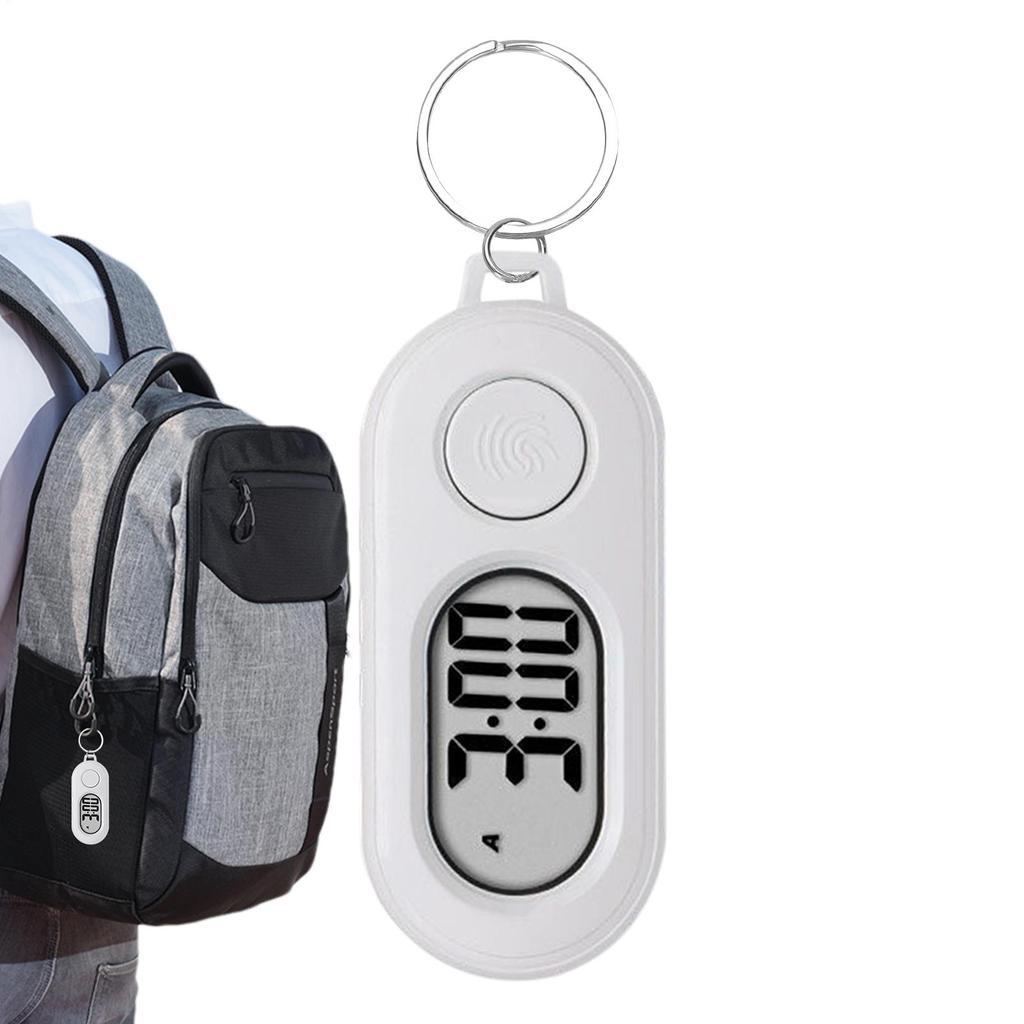 Digitální kapesní hodinky Přenosné podsvícené Stopky Miniaturní elektronické hodiny pro studium Venkovní kempování Cestování Osobní turistika Škola