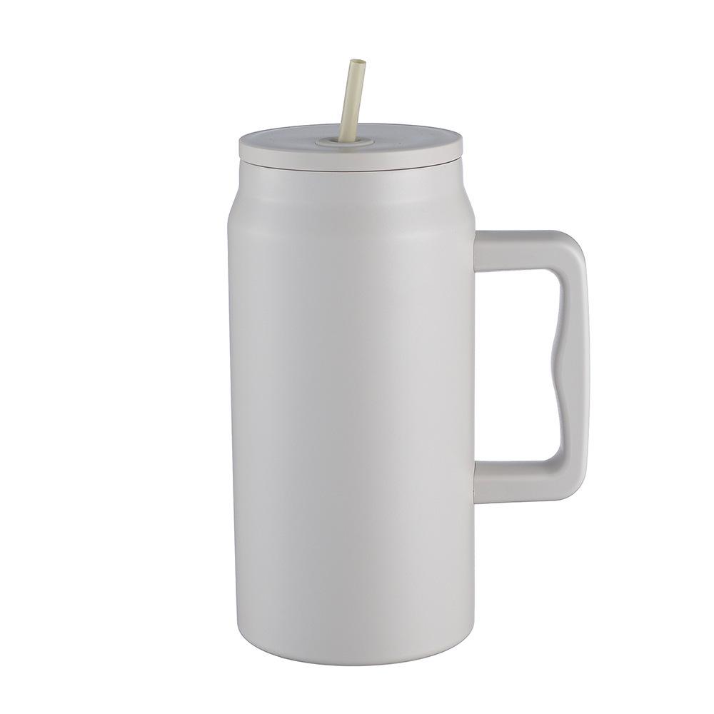 50oz Leak-Proof Portable Straw Cup: Ideal for Hot & Cold Drinks, Outdoor Activities, and Car Use