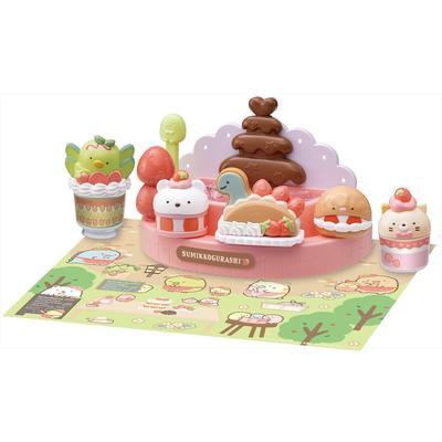 Sumikkogurashi Cambia Colore Fonduta di Cioccolato Misteriosa & Set di Dolci