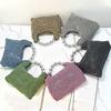 Full Diamond Shiny Ladies Handheld French Steel Ball Celebrity Dinner Bag Fashion Shoulder Bag