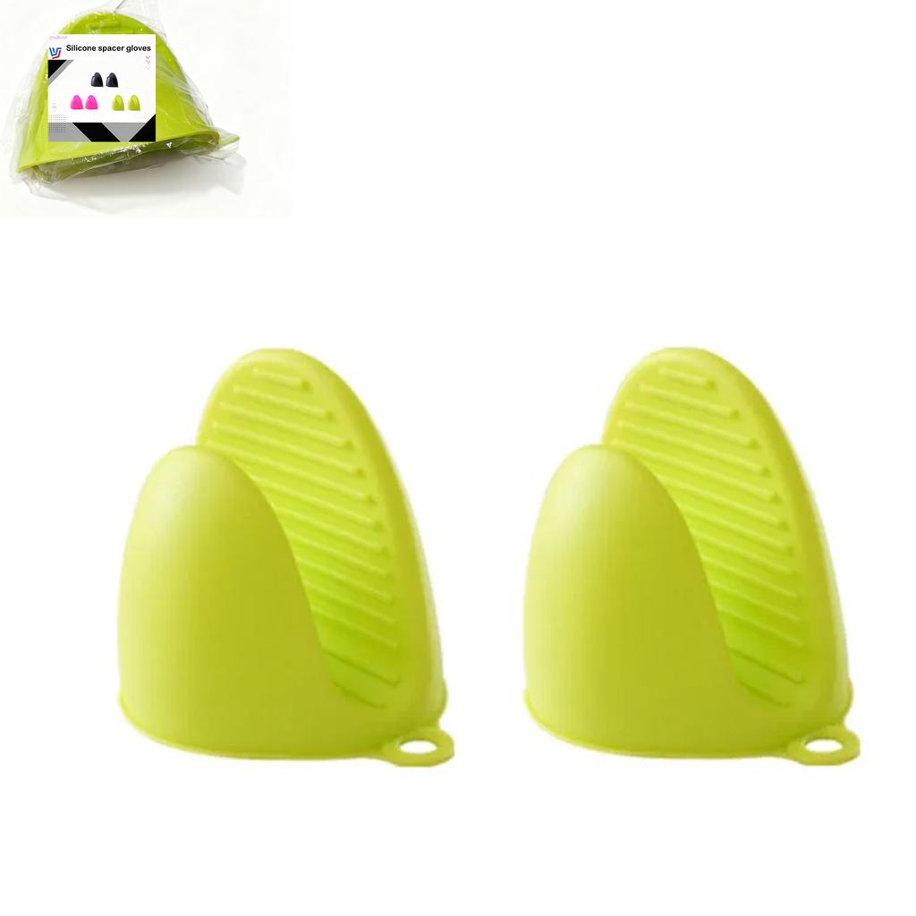 Heat Resistant Silicone Pot Holders Oven Mitts Gloves Kitchen Anti-Scald Tool for Hot Pans Plates Baking Cooking Gadgets