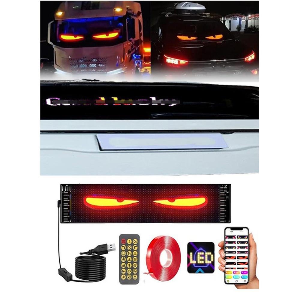 

Dynamic Eyes Light for Cars Programmable Flexible Ultra Thin Window Screen LED Display for Car Remote and APP Control