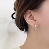 Xintaixi Sterling Silver Twisted Hoop Earrings - Elegant, Versatile, and Exquisite for Women