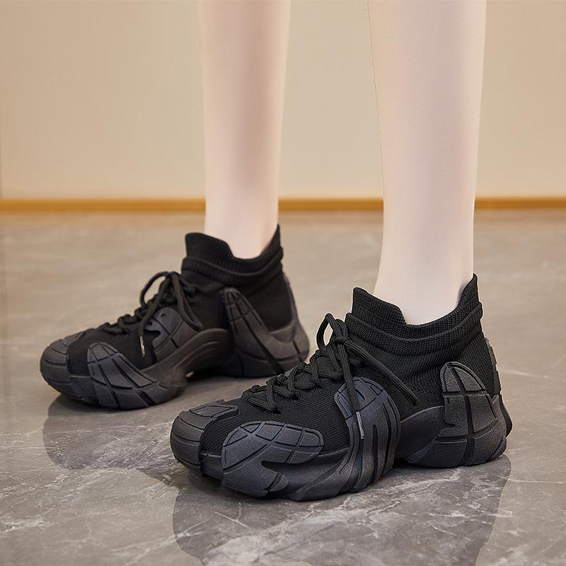 

Thick-soled heightening dad shoes casual shoes new summer mesh sneakers ugly and comfortable 35