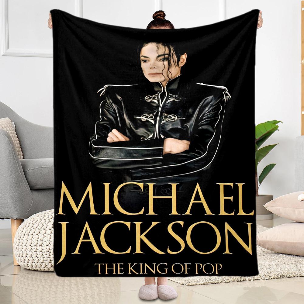 Michael Jackson 90 Blanket Comfortable Suitable for Chair Seaside Picnics Four Seasons Universal Modern Best Holiday Gift for Friends Family