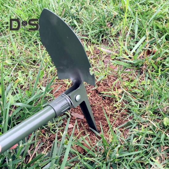 Klappspaten, multifunktionale Militärschaufel mit Aufbewahrungstasche, Outdoor-Überlebensschaufel, taktische Schaufel zum Wandern, Camping und Gartengebrauch
