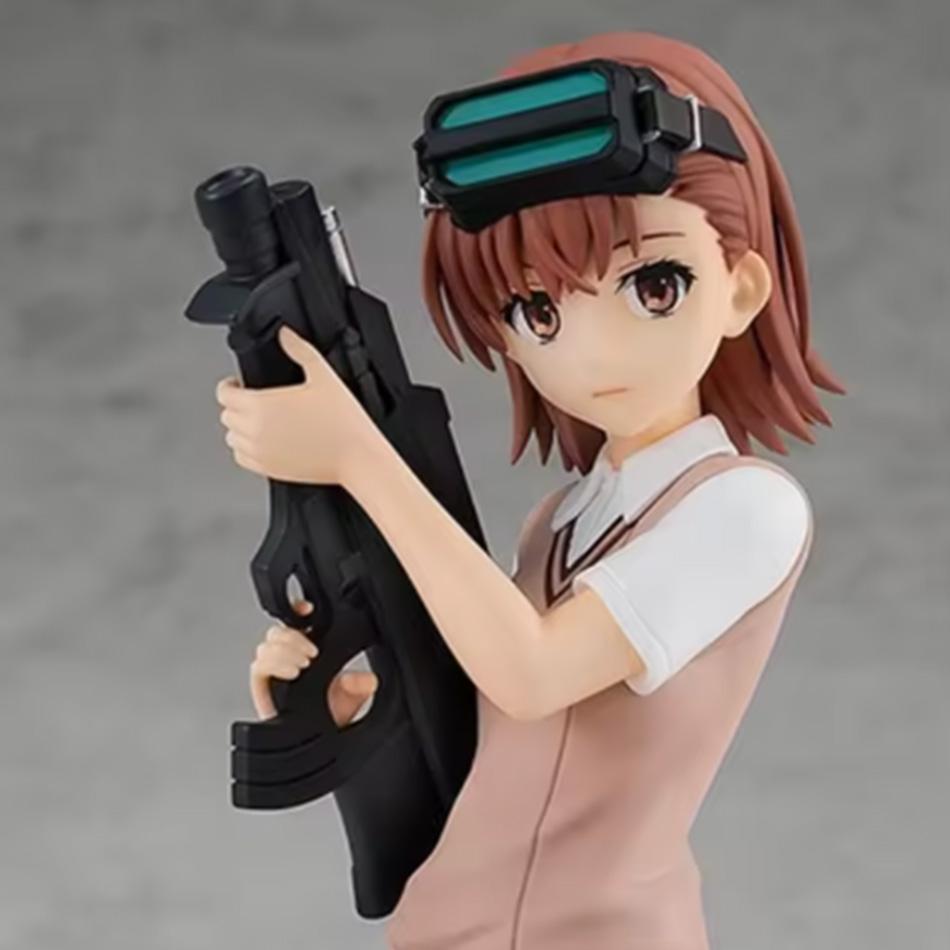 17Cm Anime Figure - A Certain Magical Index Misaka Mikoto Railgun Girl Pvc Action Model Toy For Fans Of Cartoon Gifts