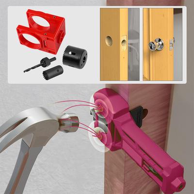 Door Latch Installation Kit Door Latch Mortise Tool Door Lock Hole Saw Set for Accurate Chiseling and Scoring