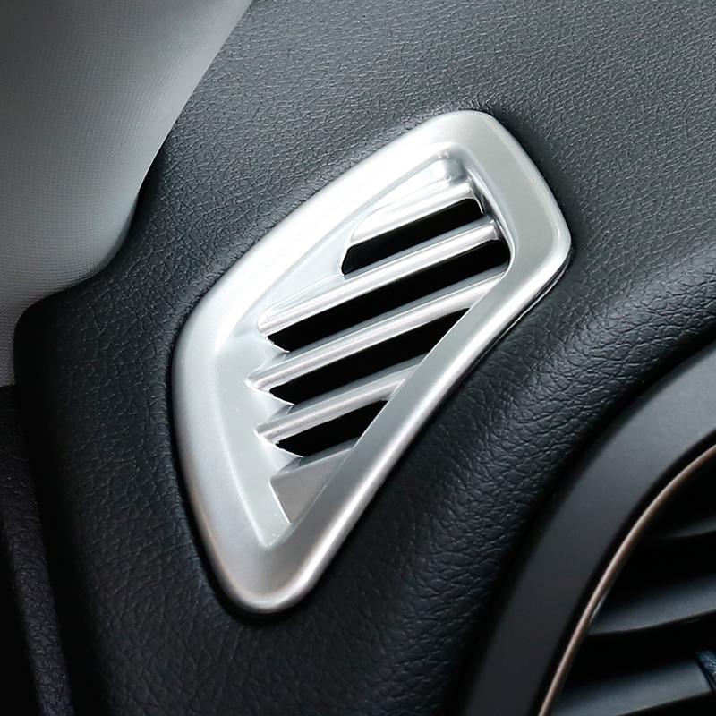 For Jeep Renegade 2015 2016 2017 2018 2019 2020 2024 2024 2024 ABS Car Dashboard Air Conditioning Vent Outlet Trim Cover Sticker