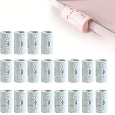 Non-Slip Bed Sheet Clips - Washable Bedding Holders for Comforters, Quilts, and Mattress Organizing
