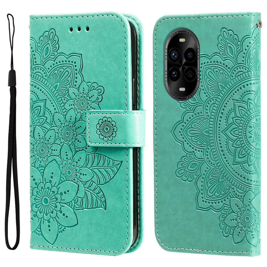 For Huawei Nova 14 Pro 5G/nova 13 Pro 5G Case Floral Pattern PU Leather Wallet Stand Phone Cover
