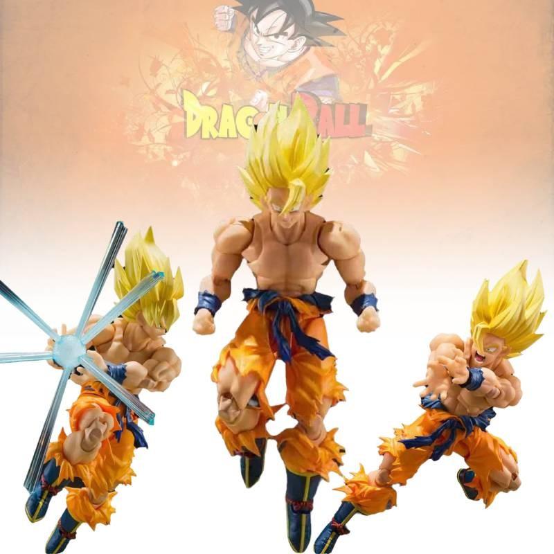 Legendärer Super-Saiyajin Z Erweckung Son Goku 3.0 Beschädigte Version Sammelfigur im Karton