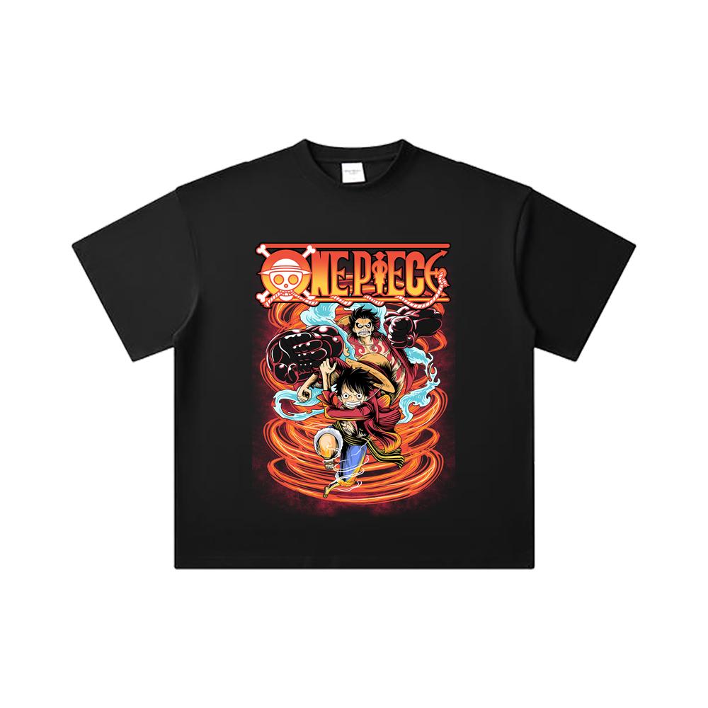 260 GSM Double Yarn 32 Count 100% Cotton One Piece V2 Bounce Man Print Unisex Heavy Cotton T Shirt