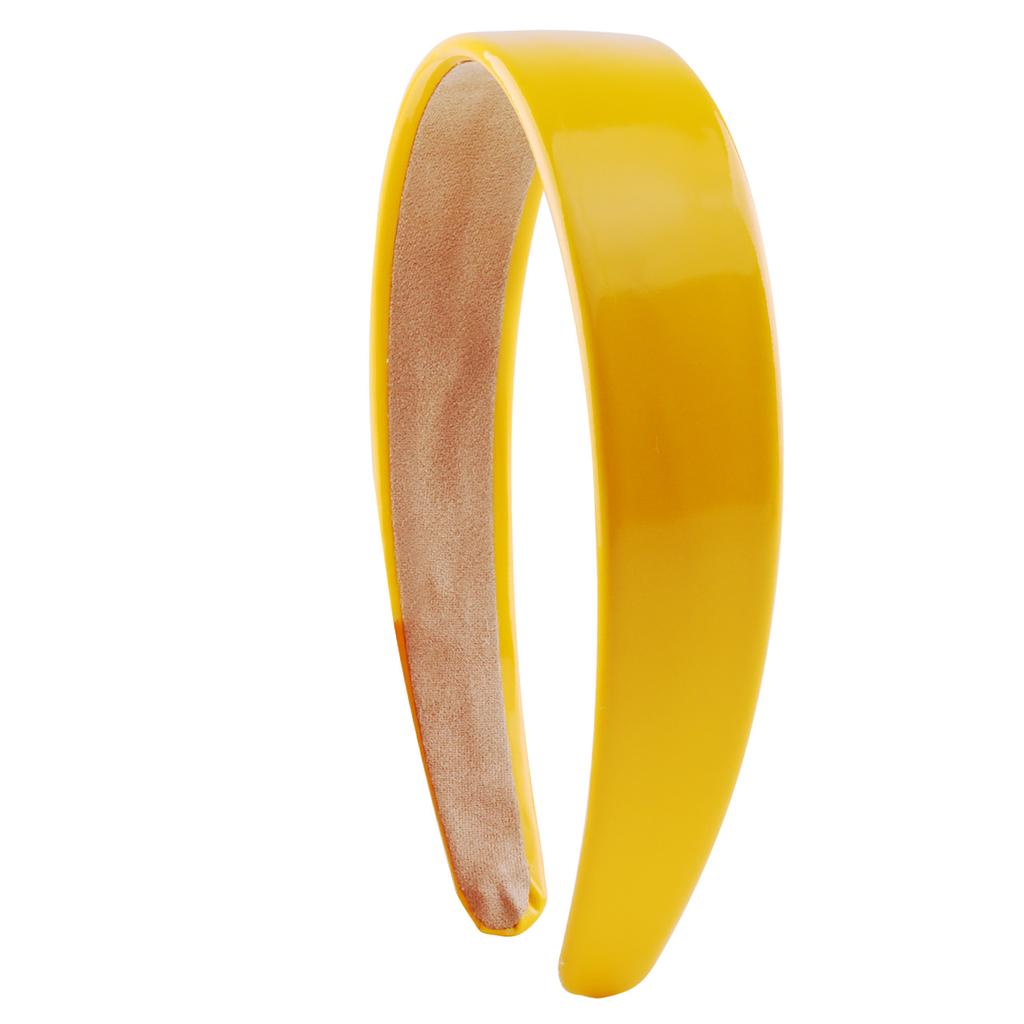 Women's PU Leather Headband 3cm Wide Non-Slip Fashion Hair Accessories for Kids and Girls Children Party Headwear Hairbands