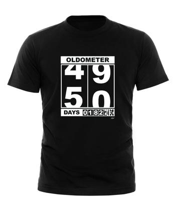 Oldometer 49 50 Tage - Herren Lustiges Neuheit T-Shirt Top Geschenk T-Shirt Alle Größen T-Shirt