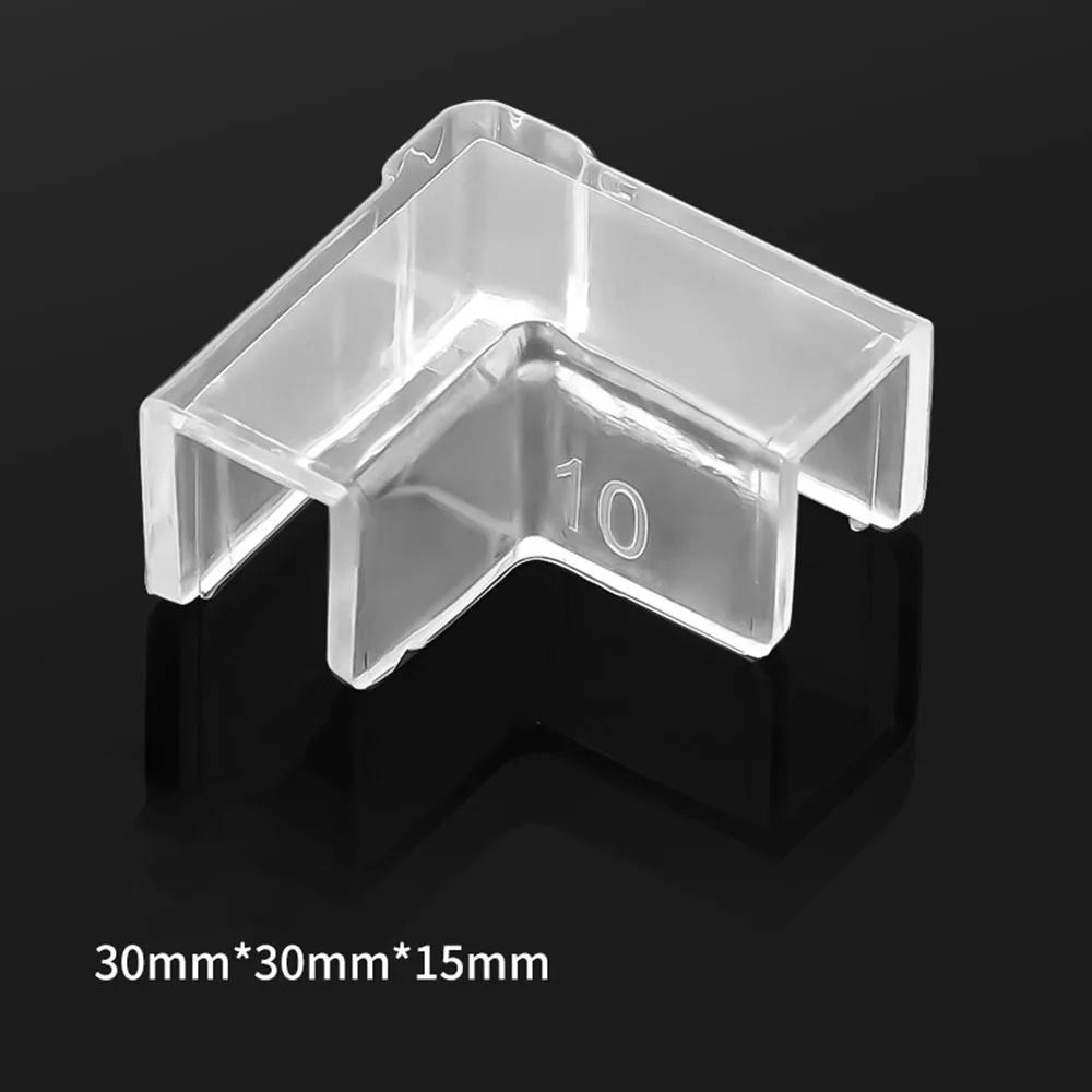 4pcs PVC Anti-collision Aquarium Supplies Fish Tank Corner Protector Adhesive-free Glass Acrylic Fish Tank Corner Protector