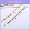 European Style Crystal Anklet Accessory With Tassel For Women Gift Travel