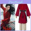 Elegant Hua Mulan Chinese Hanfu Cosplay Costume For Women And Girls With Full Set Wig