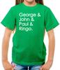 George & John & Paul & Ringo - Kids - Band - Music - Fan - Lennon -