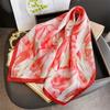 Fashion Scarf Bandana Turban Hijab Luxury Print Female Headscarf Neckerchief Headband Windproof Shawl Handkerchief Square Wraps