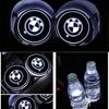2PCS New LED Cup Holder Light Mats Car Coasters For BMW E90 F20 F30 F34 F36 F10 F15 G20 G30 G32 G01 G02 G05 X1 X2 X3 X4 X5 X6 CVC1