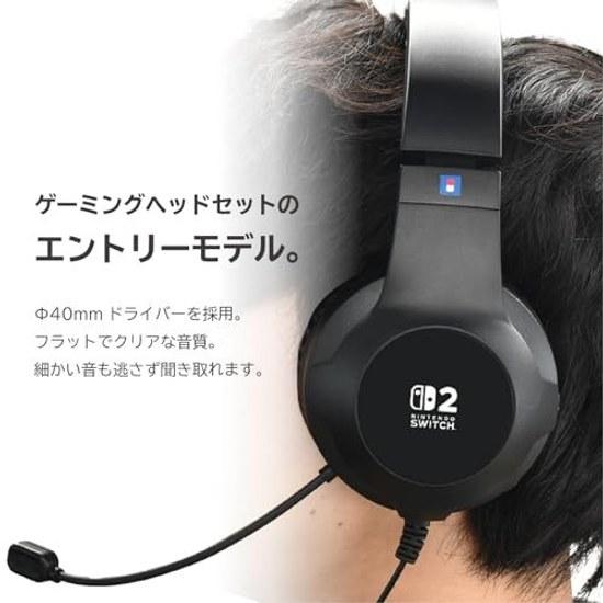 Hori Gaming Headset Standaard Nintendo Switch 2 Zwart