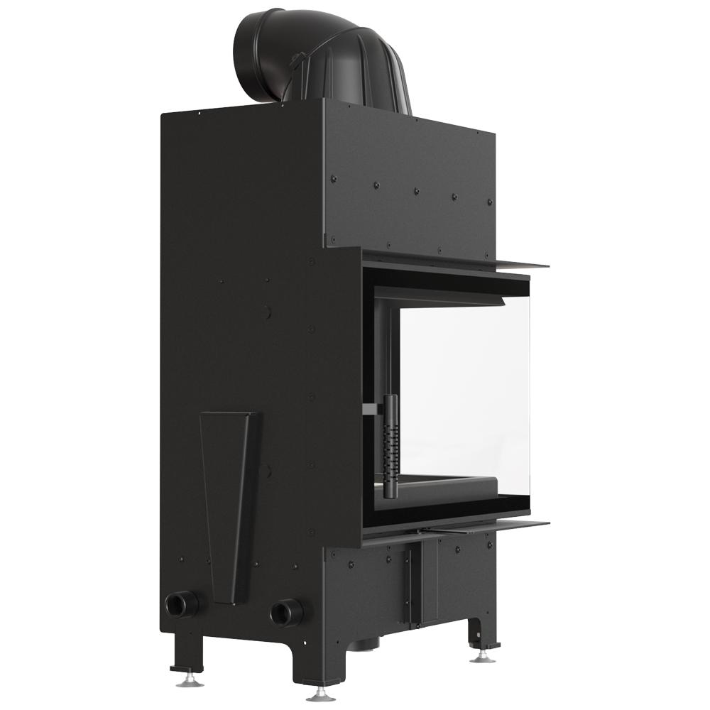 Kamineinsatz KRATKI FLOKI S Rechts 8 kW fi 160 Set mit Rohren