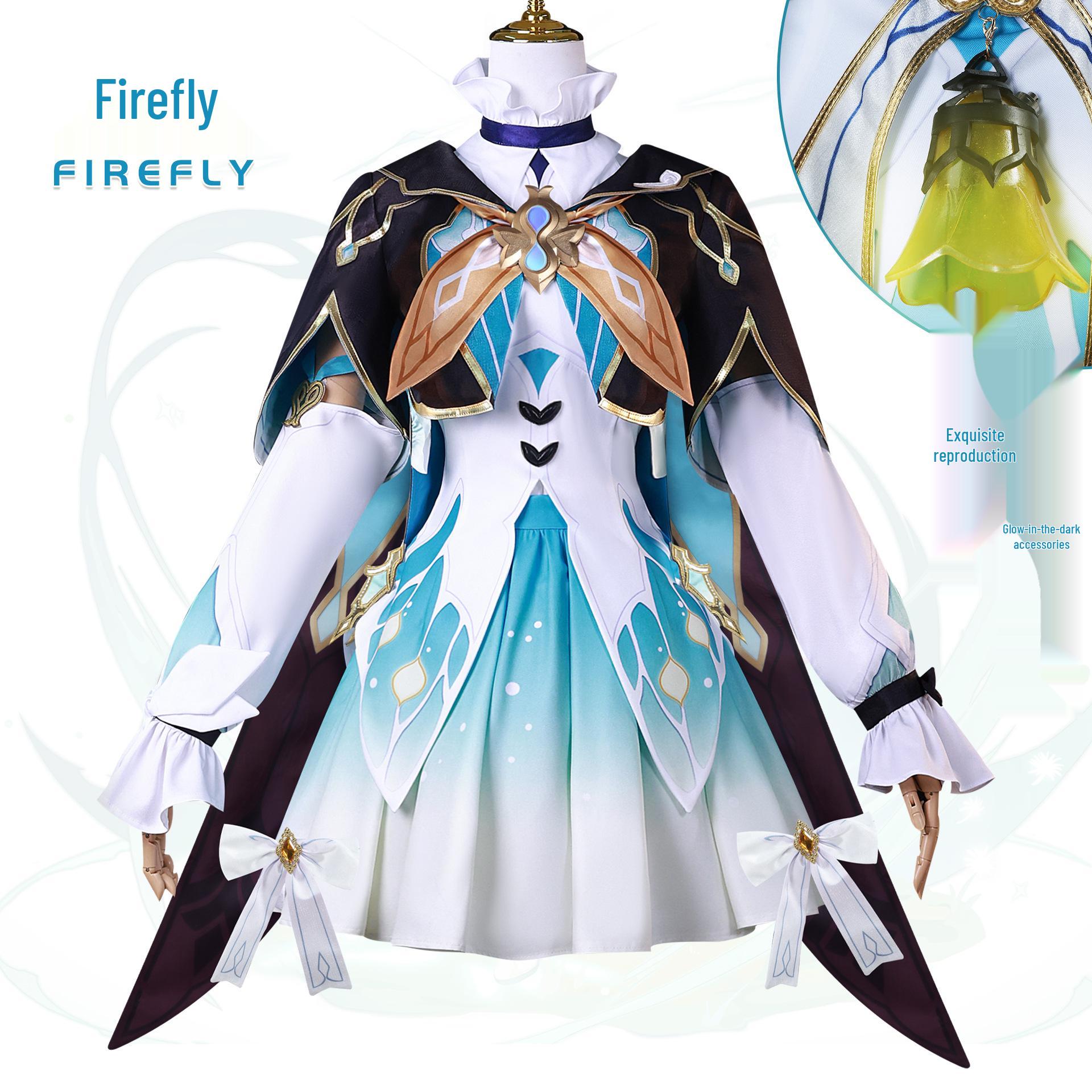 

Honkai Star Rail Firefly Cosplay Costume - Iris Family Edition One Size